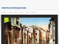 Frontpage screenshot for site: Zadarska privatna gimnazija (http://www.zpg.hr/)