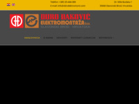Frontpage screenshot for site: Đuro Đaković, Elektromont d.d. (http://www.dd-elektromont.com/)