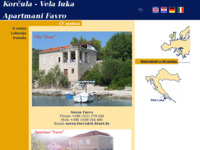 Frontpage screenshot for site: Apartmani Favro, Vela luka (http://free-st.t-com.hr/korcula-velaluka/)