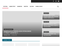 Frontpage screenshot for site: Glas Koncila (http://www.glas-koncila.hr/)
