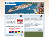 Frontpage screenshot for site: Croatia Rab (http://www.croatia-rab.com/)