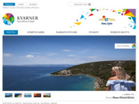 Frontpage screenshot for site: (http://www.kvarner.hr/)