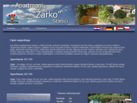 Frontpage screenshot for site: Apartmani Žarko (http://free-st.t-com.hr/zarko-markic)