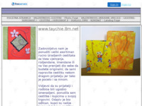 Frontpage screenshot for site: Unikatne čestitke i ukrasne vrečice (http://www.unikat.8m.net/)