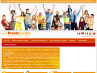 Frontpage screenshot for site: (http://www.presto.hr/)