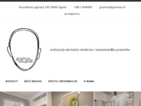 Frontpage screenshot for site: Gnathos - opća stomatolgija i stomatološka protetetika (http://www.gnathos.hr)