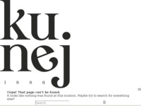 Frontpage screenshot for site: (http://www.kunej.com/cro/)