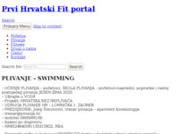 Frontpage screenshot for site: Fit forever - prvi hrvatski fit portal (http://www.fit-forever.hr/)
