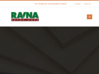 Frontpage screenshot for site: Ravna d.o.o. (http://www.ravna.hr/)