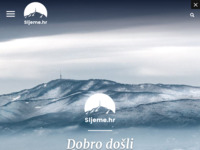 Frontpage screenshot for site: Sljeme – Medvednica d.o.o. (http://www.sljeme.hr/)