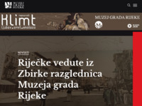 Frontpage screenshot for site: (http://www.muzej-rijeka.hr)