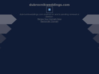 Frontpage screenshot for site: (http://www.dubrovnikweddings.com)