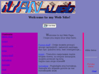 Frontpage screenshot for site: Ivan-web (http://free-zg.htnet.hr/Ivan_Skomrak/)