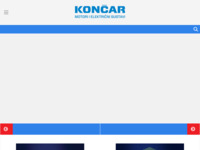 Frontpage screenshot for site: (http://www.koncar-mes.hr/)