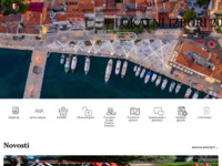 Frontpage screenshot for site: Grad Poreč (http://www.porec.hr/)