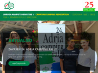 Frontpage screenshot for site: Udruga kampista Hrvatske (UKH) (http://www.camping-croatia.com/)