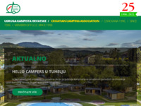 Frontpage screenshot for site: Udruga kampista Hrvatske (UKH) (http://www.camping-croatia.com/)