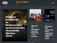 Frontpage screenshot for site: Hrvatski planinarski klub Sveti Mihovil-Šibenik (http://www.sv-mihovil.hr/)