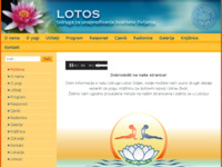 Frontpage screenshot for site: (http://www.lotos-osijek.hr/)