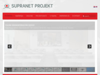 Frontpage screenshot for site: SupraNet Projekt d.o.o. (http://www.supranet-projekt.hr/)