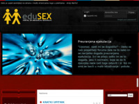 Frontpage screenshot for site: Seksualna edukacija (http://www.edusex.org/)