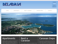 Frontpage screenshot for site: Beladria (http://www.beladria.com/)