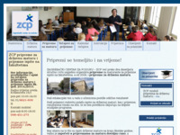 Frontpage screenshot for site: Zagrebački centar za poduku (http://www.zcp.hr/)