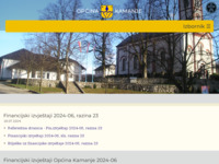 Frontpage screenshot for site: Službene stranice općine Kamanje (http://www.kamanje.hr/)