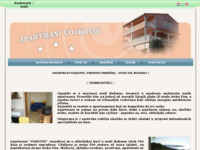 Frontpage screenshot for site: Apartmani Vojković (http://www.apartments-vojkovic.net)