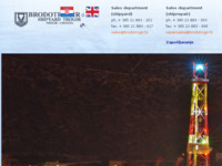 Frontpage screenshot for site: (http://www.brodotrogir.hr/)