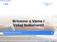 Frontpage screenshot for site: Poliklinika za ginekologiju i opstetriciju Cito (http://www.cito.hr)