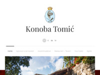 Frontpage screenshot for site: Konoba Tomić (http://www.konobatomic.com)