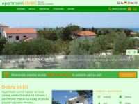 Frontpage screenshot for site: Apartmani Lovrić, Novalja, otok Pag (http://www.lovric-novalja.com/)