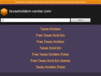 Frontpage screenshot for site: Texas Hold'em centar (http://texasholdem-centar.com)