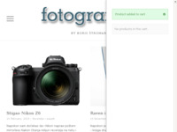 Frontpage screenshot for site: (http://www.fotografija.astrobobo.net)