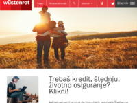 Frontpage screenshot for site: (http://www.wuestenrot.hr)