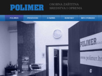 Frontpage screenshot for site: (http://www.polimer.hr)