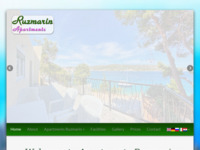 Frontpage screenshot for site: (http://www.apartmaniruzmarin.hr/)