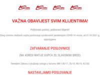 Slika naslovnice sjedišta: Putnička agencija Astralis (http://www.astralis.hr/)