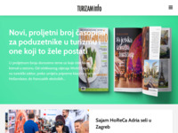 Frontpage screenshot for site: Časopis za turizam i ugostiteljstvo (http://www.turizaminfo.hr)