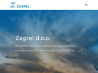 Frontpage screenshot for site: (http://www.zagrel.hr/)