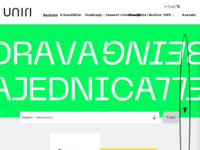 Frontpage screenshot for site: Sveučilište u Rijeci (http://www.uniri.hr/)