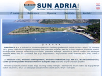 Frontpage screenshot for site: Sun Adria d.o.o (http://www.sun-adria.hr)