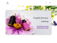 Frontpage screenshot for site: Aromara (http://www.aromara.com/)