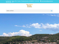 Frontpage screenshot for site: Apartmani i sobe Dilk, otok Vis (http://www.apartments-dilk.com)