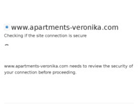Frontpage screenshot for site: (http://www.apartments-veronika.com)