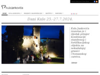Frontpage screenshot for site: Prijatelji Kule Jankovića (http://www.kulajankovica.hr/)
