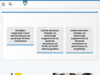 Frontpage screenshot for site: Službene stranice Grada Crikvenice (http://www.crikvenica.hr)