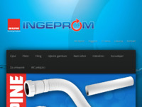 Frontpage screenshot for site: Ingeprom d.o.o. (http://www.ingeprom.hr)