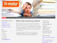 Frontpage screenshot for site: Vincitur web usluge (http://www.vincitur.com/)